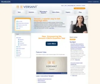 Versanttests.com(Versant) Screenshot