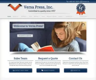 Versapress.com(Versa Press) Screenshot