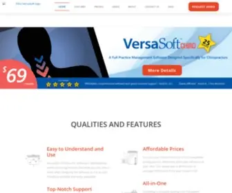 Versasoft.net(VersaSoft Chiro) Screenshot