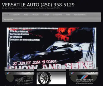 Versatileauto.com(Garage de mécanique et peinture) Screenshot