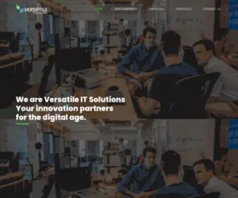Versatileitsol.com(Best Software Development Company in Dubai) Screenshot