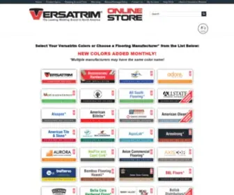 Versatrimorders.com(The Versatrim Online Store) Screenshot