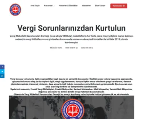 Versavdernek.org(Vergi) Screenshot