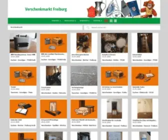 Verschenkmarkt-Freiburg.de(Tauschbörse) Screenshot