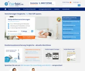 Versicherung-Online.net(Heilpraktikerversicherung Vergleich) Screenshot