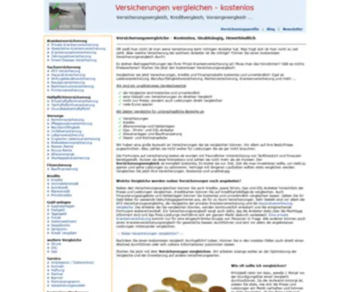 Versicherung-Testen.de(Versicherungen vergleichen) Screenshot