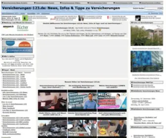 Versicherungen-123.de(Versicherung @ Versicherungen 123) Screenshot