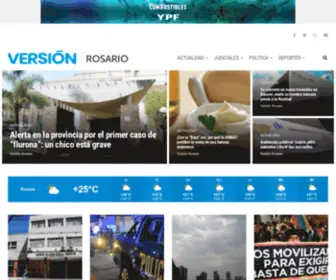 Versionrosario.com.ar(Noticias de Rosario noticias de la ciudad diario de Rosario) Screenshot
