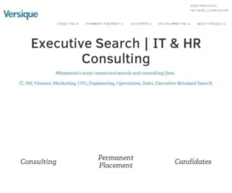 Versique.com(Executive Recruiters) Screenshot