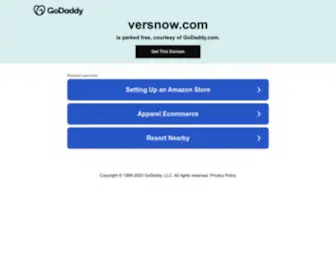 Versnow.com(Create an Ecommerce Website and Sell Online) Screenshot