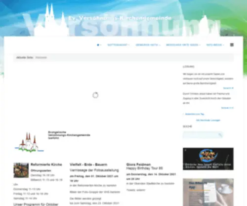 Versoehnung.org(Startseite) Screenshot
