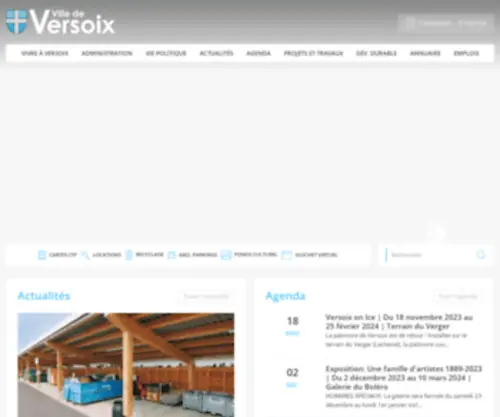 Versoix.ch(Bienvenue sur le site de la ville de versoix) Screenshot