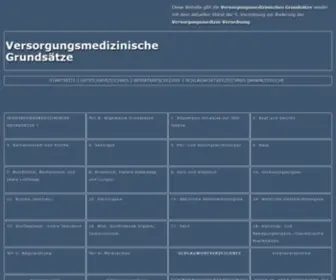 Versorgungsmedizinische-Grundsaetze.de(GRUNDSÄTZE) Screenshot
