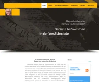 Versschmiede.de(Gedichte, Verse, Spr) Screenshot