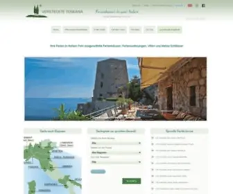 Verstecktetoskana.com(Ferienhaus in Italien mieten: Landhäuser) Screenshot