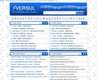 Versul.net(Versuri Melodii) Screenshot