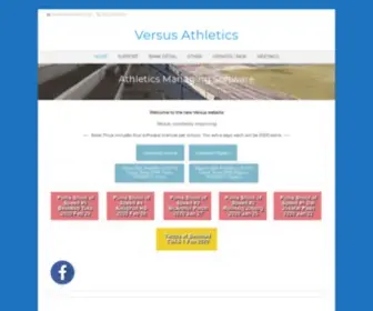 Versus.co.za(Versus Athletic management system) Screenshot