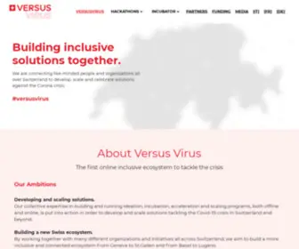 Versusvirus.ch(Versus Virus Hackathon EN) Screenshot