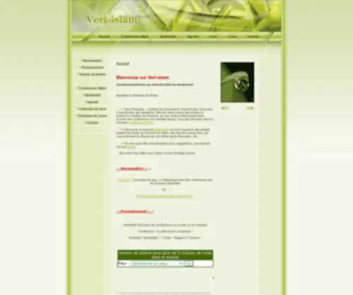 Vert-Islam.com(Vert islam) Screenshot