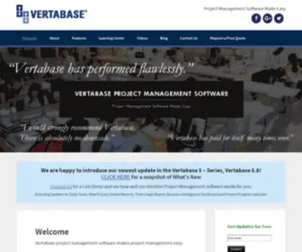 Vertabase.com(Project Management Software) Screenshot