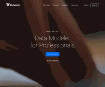 Vertabelo.com(Design Your Database Online) Screenshot