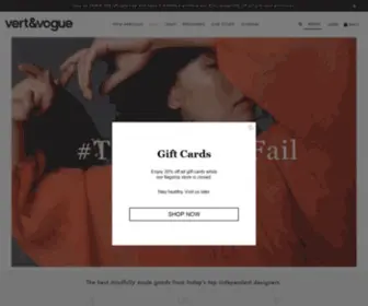 Vertandvogue.com(Vert & Vogue) Screenshot