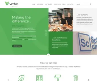 Vertas.co.uk(Bespoke Facilities Management Services in the UK) Screenshot