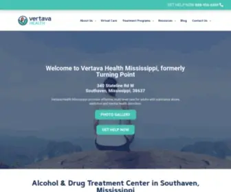 Vertavahealthmississippi.com(Formerly Turning Point Rehab) Screenshot