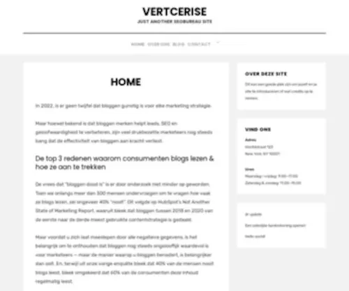 Vertcerise.shop(Just another SeoBureau site) Screenshot
