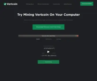 Vertcoin.com(Decentralized Peer) Screenshot