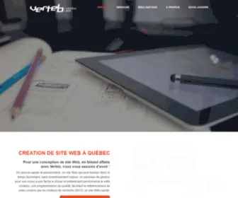 Verteb.ca(Conception site web à Québec) Screenshot