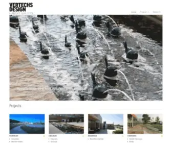 Vertechsdesign.com(Vertechs Design Landscape Architecture) Screenshot