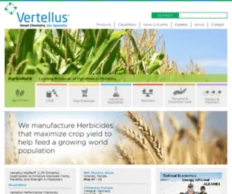 Vertellus.com(Chemical Company) Screenshot