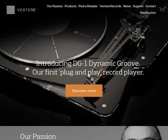 Vertereacoustics.com(Vertere Acoustics) Screenshot