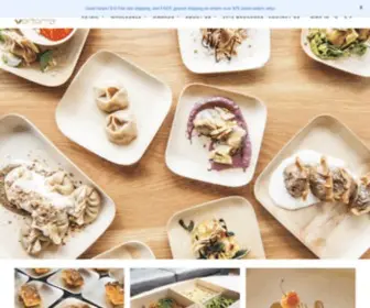 Verterra.com(Stylishly Sustainable Disposable Dinnerware) Screenshot