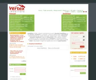 Vertex-Imobiliare.ro(Agentii Imobiliare Online) Screenshot