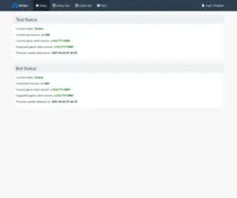 Vertex-Tools.space(Bot/tool status) Screenshot