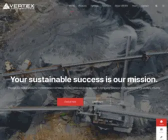 Vertexcrusher.com(Your sustainable success) Screenshot