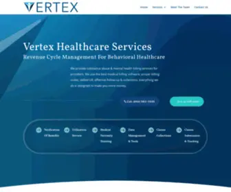 Vertexhealth.net(Vertex Healthcare Services) Screenshot