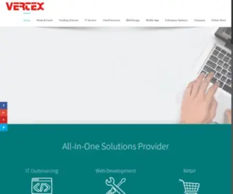 Vertexhk.com(All-in-One IT solutions and provider in Hong Kong) Screenshot