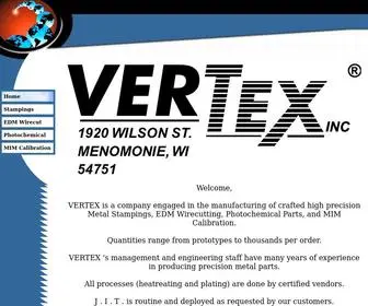 Vertexmetalstamping.com(Vertex Inc) Screenshot