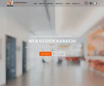 Vertex.net.pk(Web Design Karachi) Screenshot