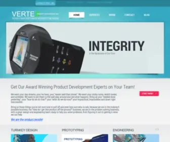 Vertexpd.com(New Product Development) Screenshot