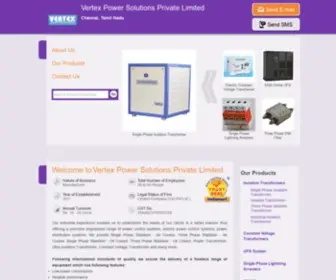 Vertexpower.in(Power Control Systems) Screenshot