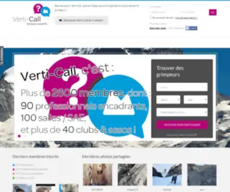 Verti-Call.com(Grimpez connectés) Screenshot