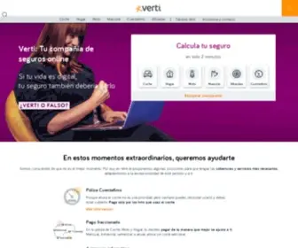 Verti.es(Los Mejores Seguros Online de Auto) Screenshot