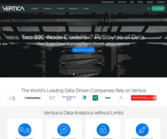 Vertica.com(Big Data Analytics On) Screenshot