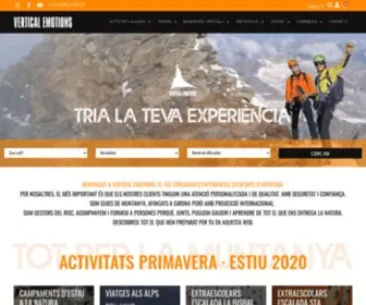 Verticalemotions.com(Guies de Muntanya Girona) Screenshot