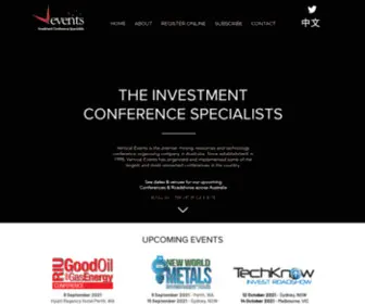 Verticalevents.com.au(Vertical Events) Screenshot