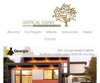 Verticalgrainprojects.com(Vancouver custom home renovations by Vertical Grain Projects) Screenshot